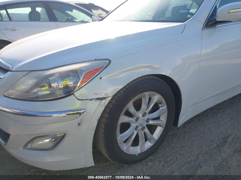 2013 Hyundai Genesis 3.8 VIN: KMHGC4DD2DU245855 Lot: 40562077