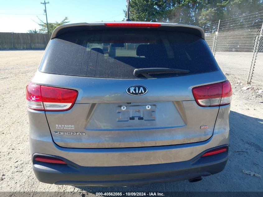 5XYPG4A31JG358617 2018 Kia Sorento 2.4L L