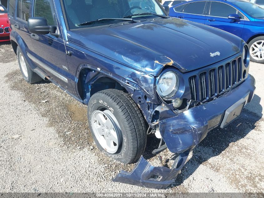 1J4GL48K86W227374 2006 Jeep Liberty Sport