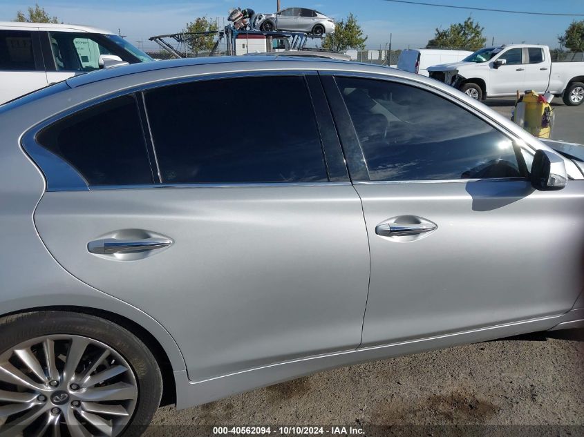 2019 Infiniti Q50 3.0T Luxe VIN: JN1EV7AP2KM517830 Lot: 40562094