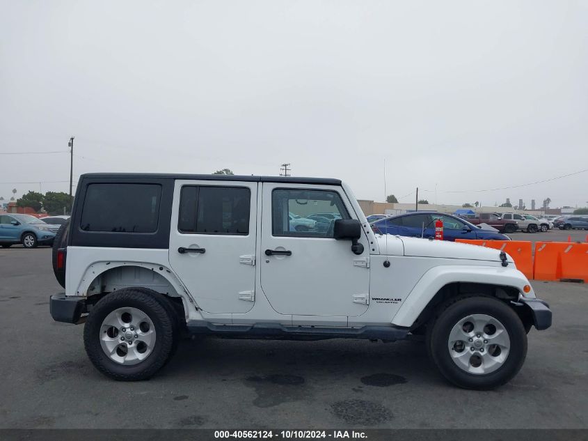 2014 Jeep Wrangler Unlimited Sahara VIN: 1C4BJWEG4EL322869 Lot: 40562124