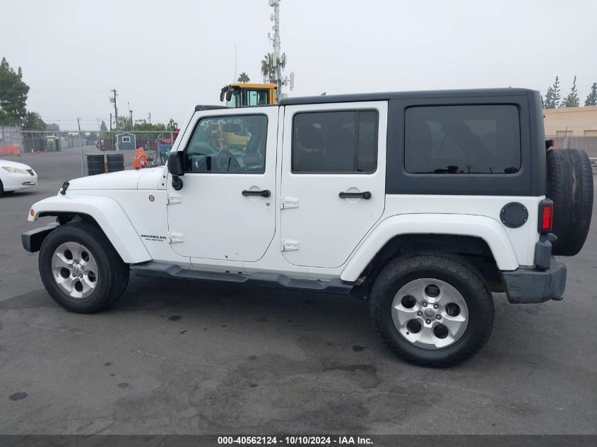 2014 Jeep Wrangler Unlimited Sahara VIN: 1C4BJWEG4EL322869 Lot: 40562124