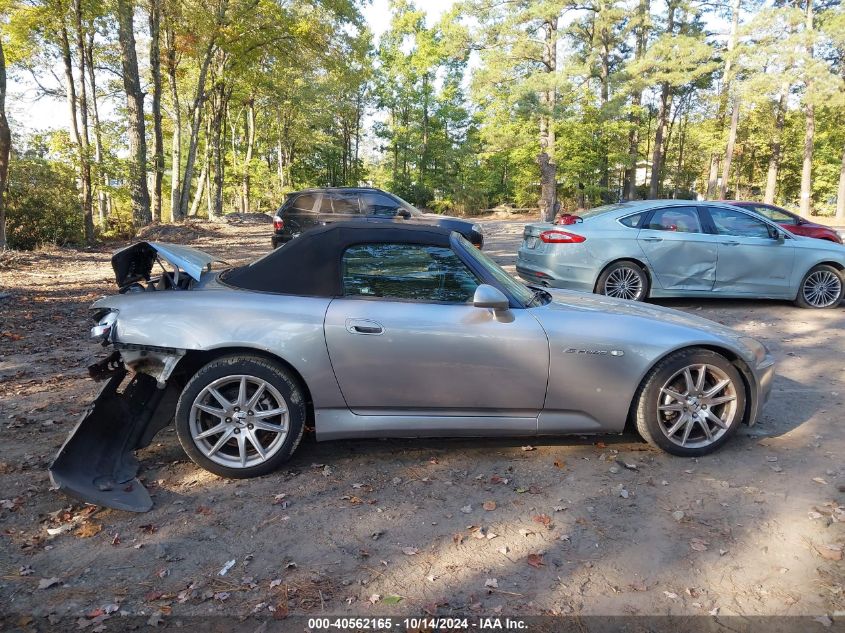 2001 Honda S2000 VIN: JHMAP11481T007218 Lot: 40562165