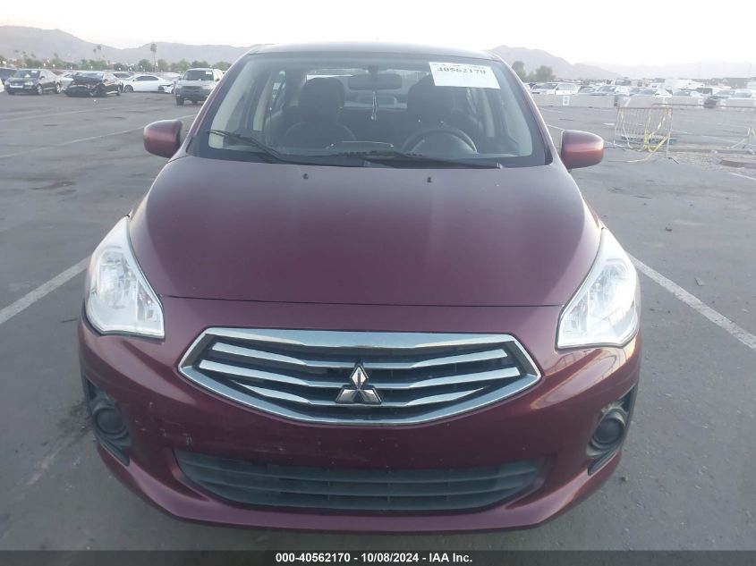 2019 Mitsubishi Mirage G4 Es VIN: ML32F3FJ1KHF08884 Lot: 40562170