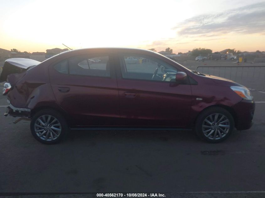 2019 Mitsubishi Mirage G4 Es VIN: ML32F3FJ1KHF08884 Lot: 40562170