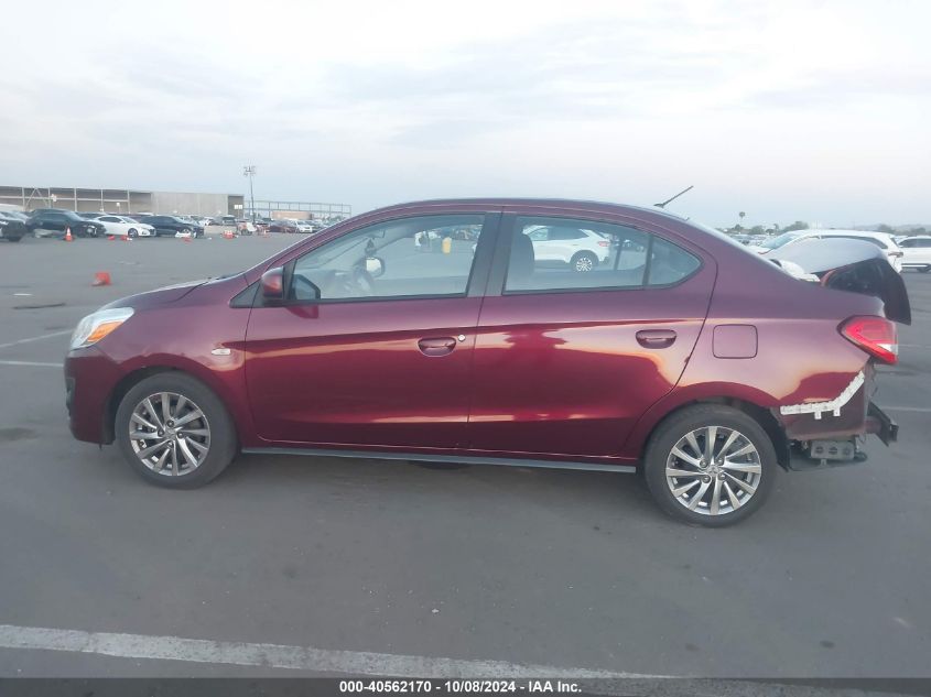 2019 Mitsubishi Mirage G4 Es VIN: ML32F3FJ1KHF08884 Lot: 40562170