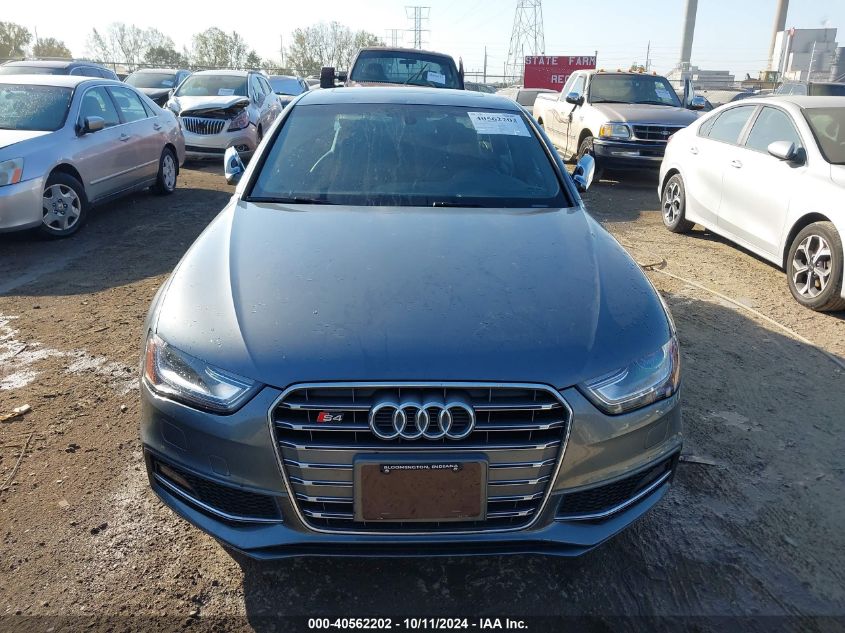 2015 Audi S4 3.0T Premium Plus VIN: WAUDGAFL9FA077857 Lot: 40562202