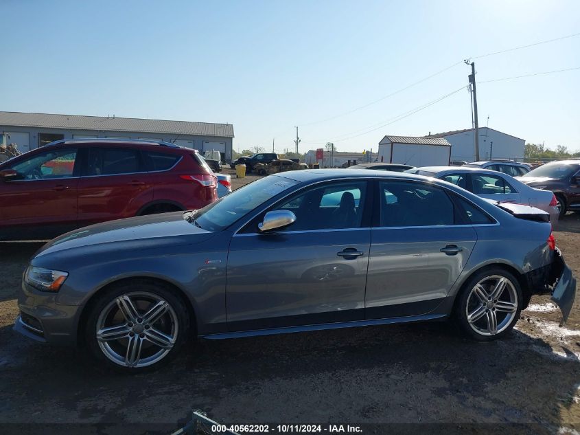 2015 Audi S4 3.0T Premium Plus VIN: WAUDGAFL9FA077857 Lot: 40562202