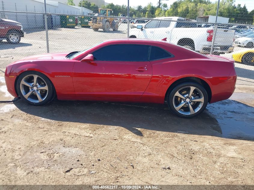 2013 Chevrolet Camaro Lt VIN: 2G1FB1E33D9141260 Lot: 40562217