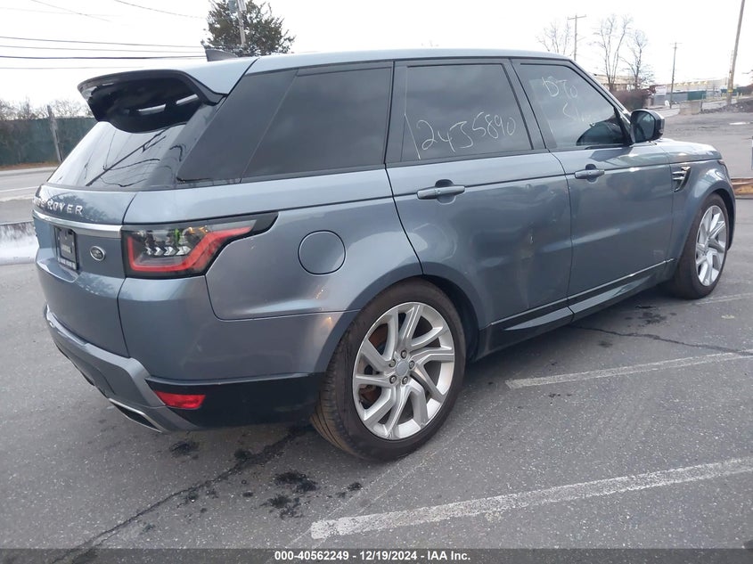 Vin: salwr2su7la758159, lot: 41051057, land rover range rover sport hse mhev 20204