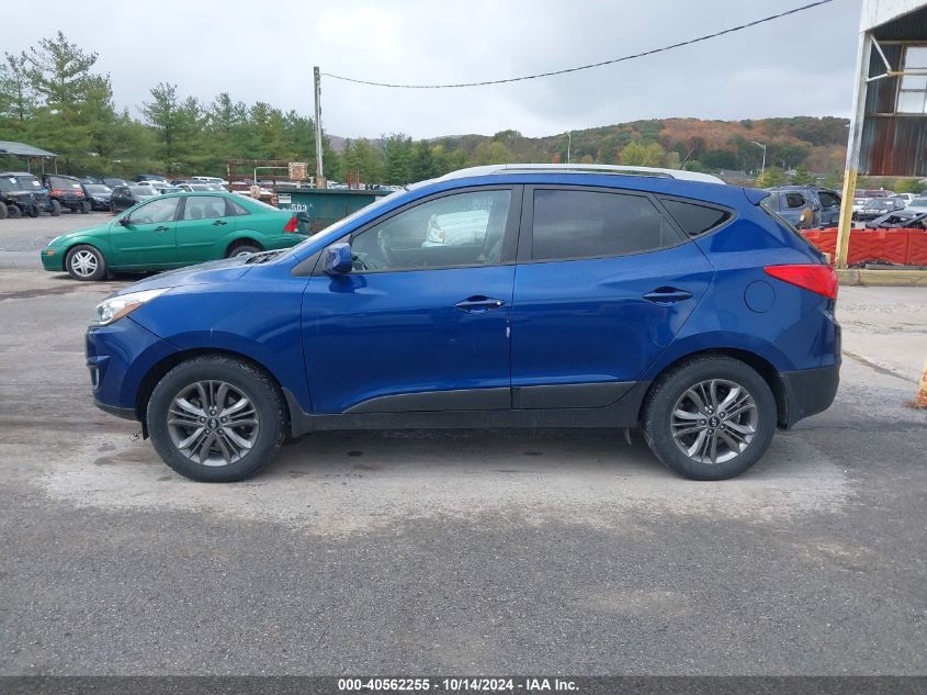 2014 Hyundai Tucson Se VIN: KM8JUCAG3EU805511 Lot: 40562255