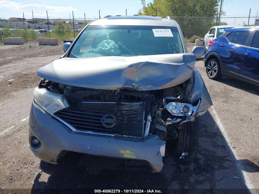 2012 Nissan Quest S/Sv/Sl/Le VIN: JN8AE2KP5C9043328 Lot: 40562279