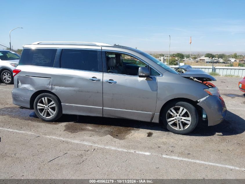 2012 Nissan Quest S/Sv/Sl/Le VIN: JN8AE2KP5C9043328 Lot: 40562279