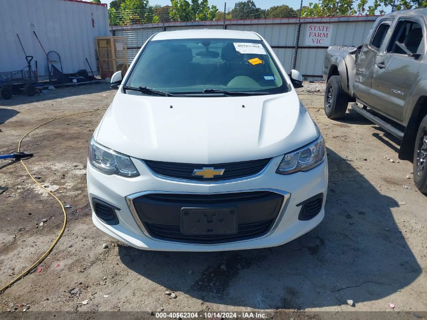 2019 Chevrolet Sonic Lt Auto VIN: 1G1JD5SB2K4150250 Lot: 40562304