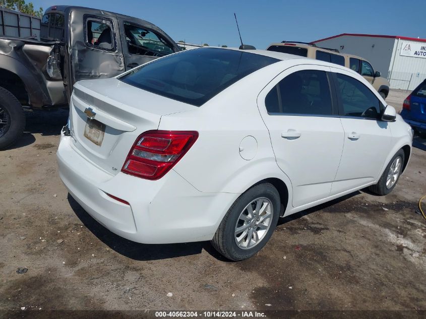 2019 Chevrolet Sonic Lt Auto VIN: 1G1JD5SB2K4150250 Lot: 40562304