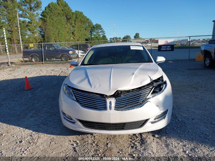 2016 Lincoln Mkz VIN: 3LN6L2G95GR621273 Lot: 40562325