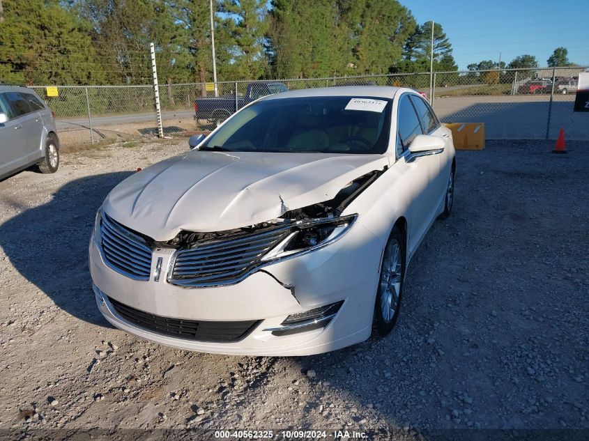 2016 Lincoln Mkz VIN: 3LN6L2G95GR621273 Lot: 40562325