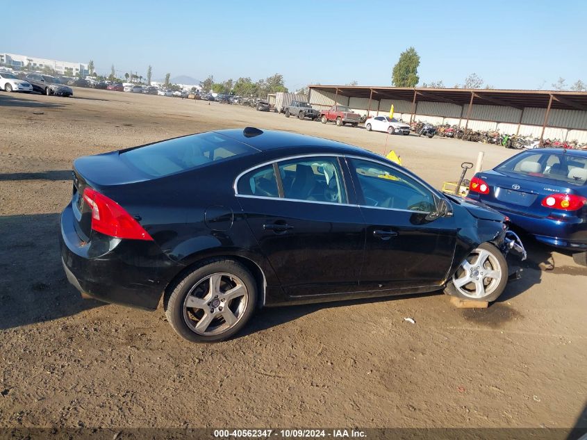 2012 Volvo S60 T5 VIN: YV1622FS4C2101621 Lot: 40562347