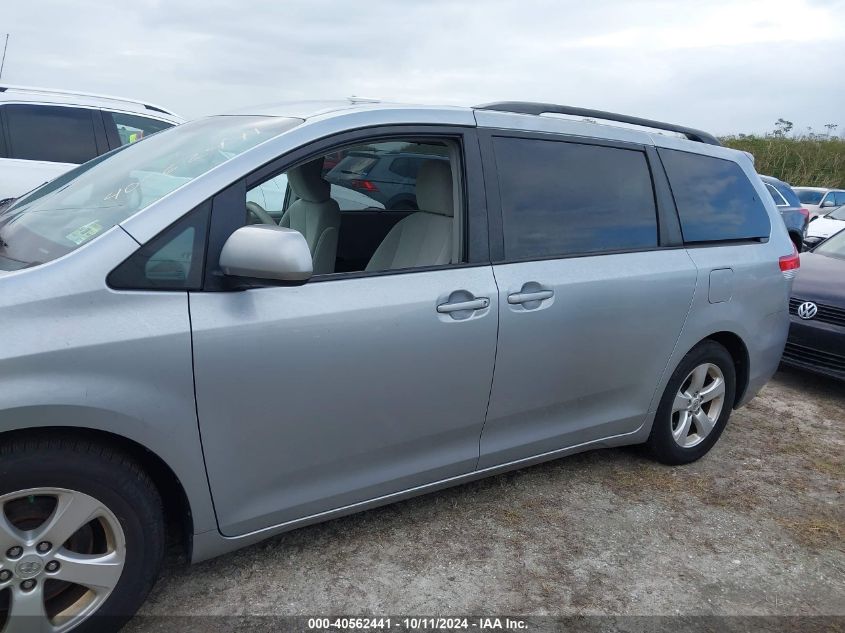 5TDKK3DC6ES495897 2014 Toyota Sienna Le V6 8 Passenger