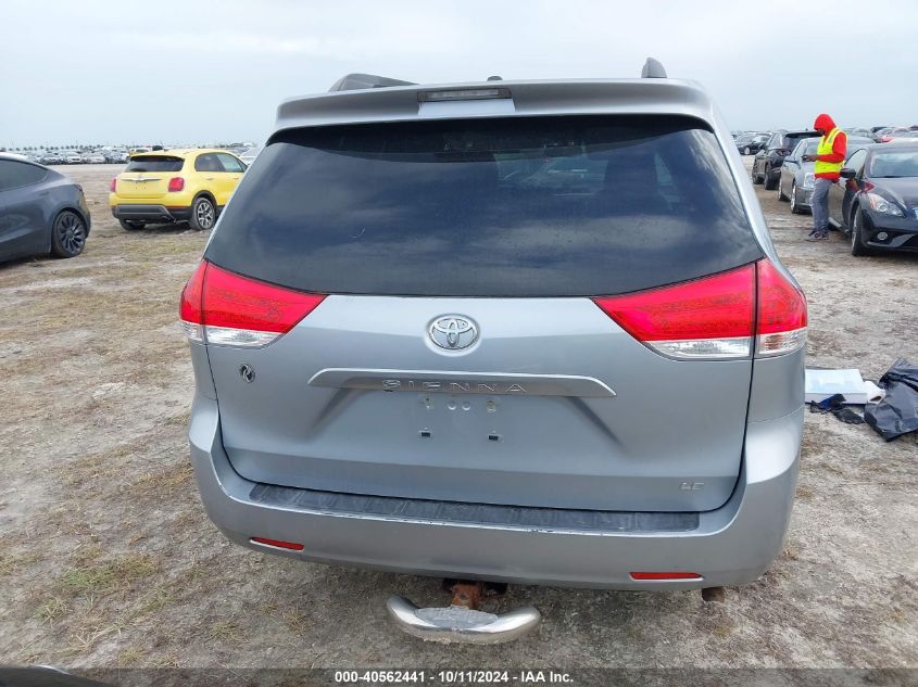 5TDKK3DC6ES495897 2014 Toyota Sienna Le V6 8 Passenger