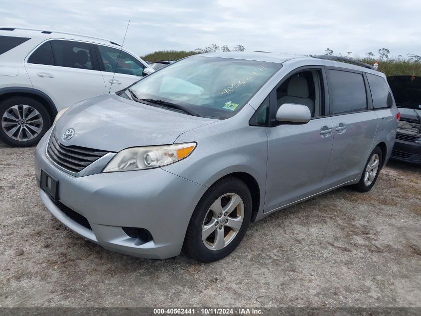 5TDKK3DC6ES495897 2014 Toyota Sienna Le V6 8 Passenger