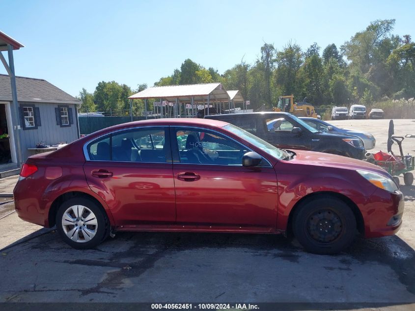 2011 Subaru Legacy 2.5I VIN: 4S3BMBA6XB3256207 Lot: 40562451