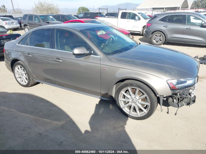 2014 Audi A4 2.0T Premium VIN: WAUFFAFL9EN004989 Lot: 40562460