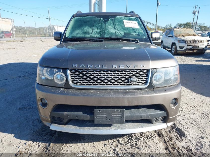 2013 Land Rover Range Rover Sport Supercharged VIN: SALSP2E47DA803814 Lot: 40562469