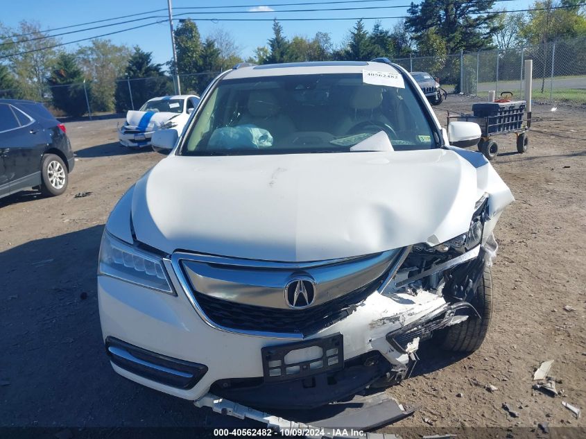 2016 Acura Mdx Acurawatch Plus Package VIN: 5FRYD4H23GB026428 Lot: 40562482