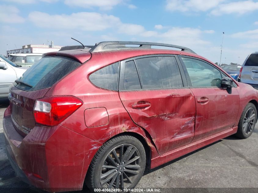 2016 SUBARU IMPREZA VIN: JF1GPAP6XG9320321