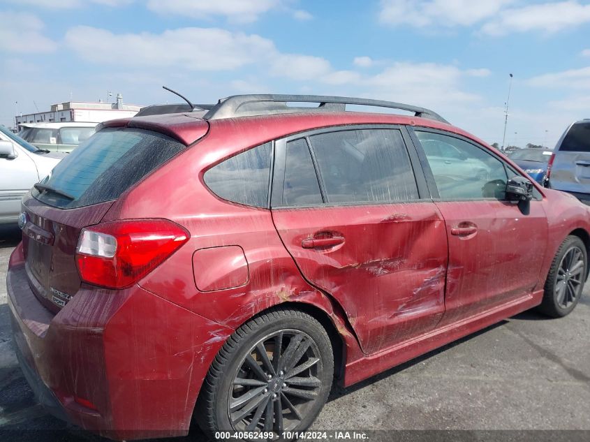 2016 Subaru Impreza 2.0I Sport Premium VIN: JF1GPAP6XG9320321 Lot: 40562499