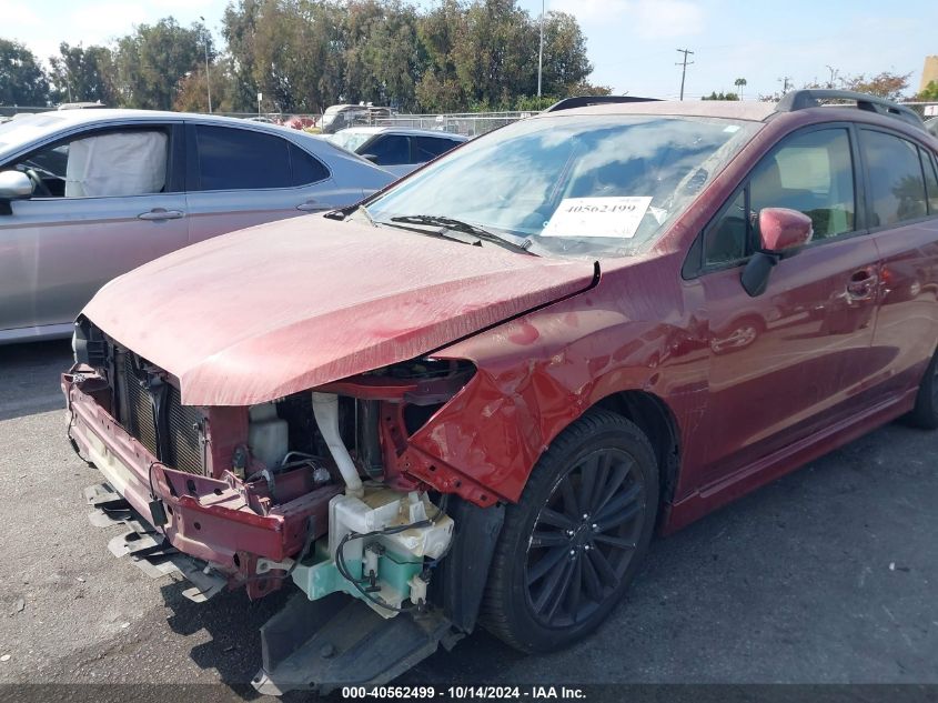 2016 Subaru Impreza 2.0I Sport Premium VIN: JF1GPAP6XG9320321 Lot: 40562499