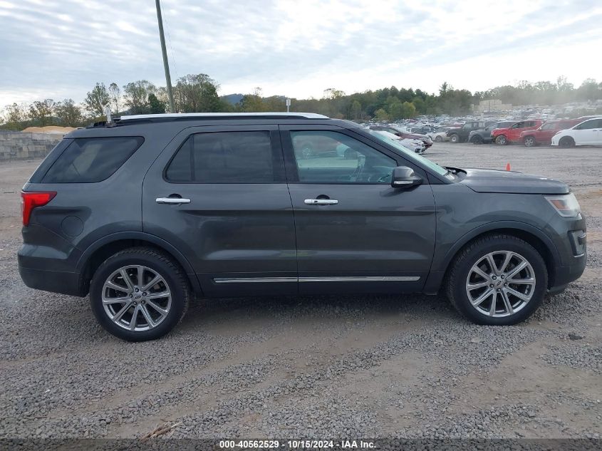 2016 Ford Explorer Limited VIN: 1FM5K8F8XGGA11550 Lot: 40562529