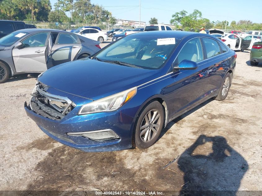 2016 Hyundai Sonata Se VIN: 5NPE24AF4GH301135 Lot: 40562543