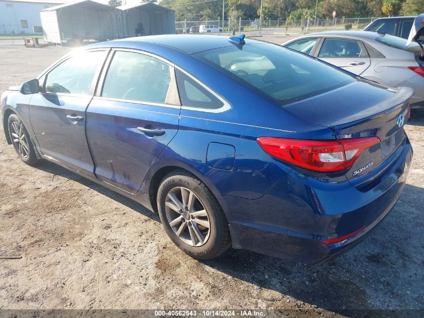 2016 Hyundai Sonata Se VIN: 5NPE24AF4GH301135 Lot: 40562543