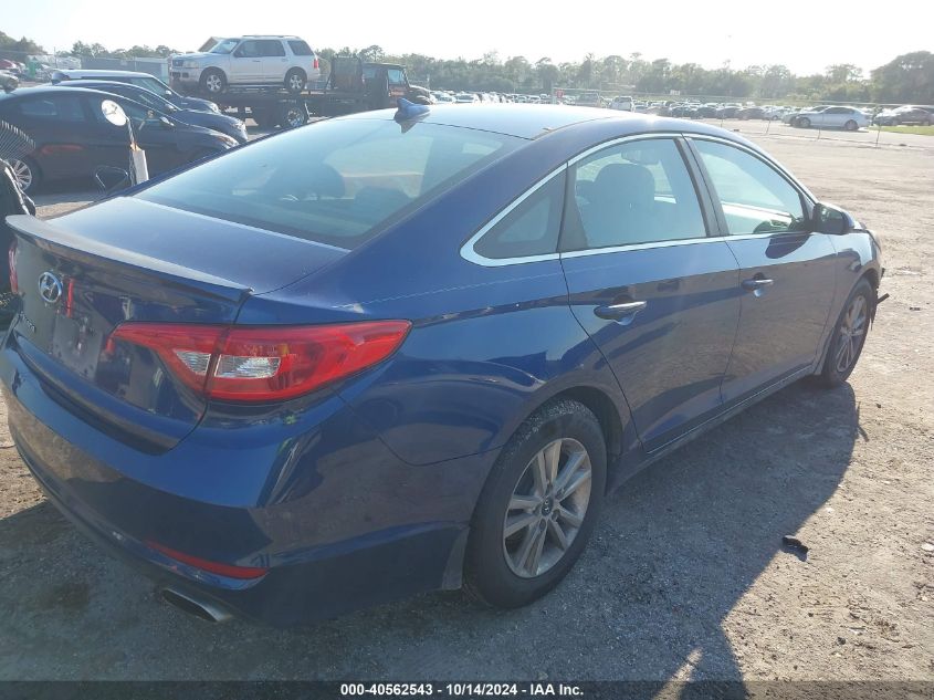 2016 Hyundai Sonata Se VIN: 5NPE24AF4GH301135 Lot: 40562543