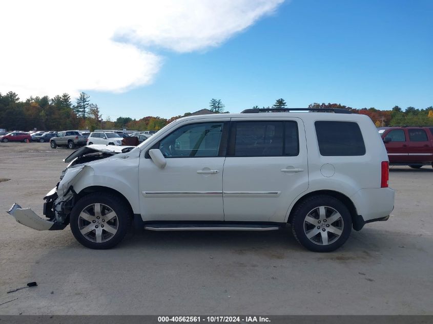 2014 Honda Pilot Touring VIN: 5FNYF4H98EB004494 Lot: 40562561