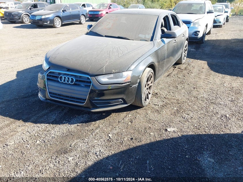 Vin: waubfafl2dn007567, lot: 41051383, audi a4 2.0t premium 20132