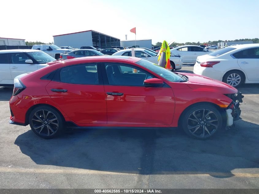 2018 Honda Civic Sport Touring VIN: SHHFK7H95JU214872 Lot: 40562585