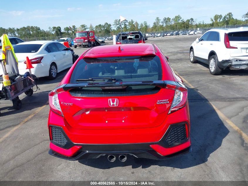2018 Honda Civic Sport Touring VIN: SHHFK7H95JU214872 Lot: 40562585