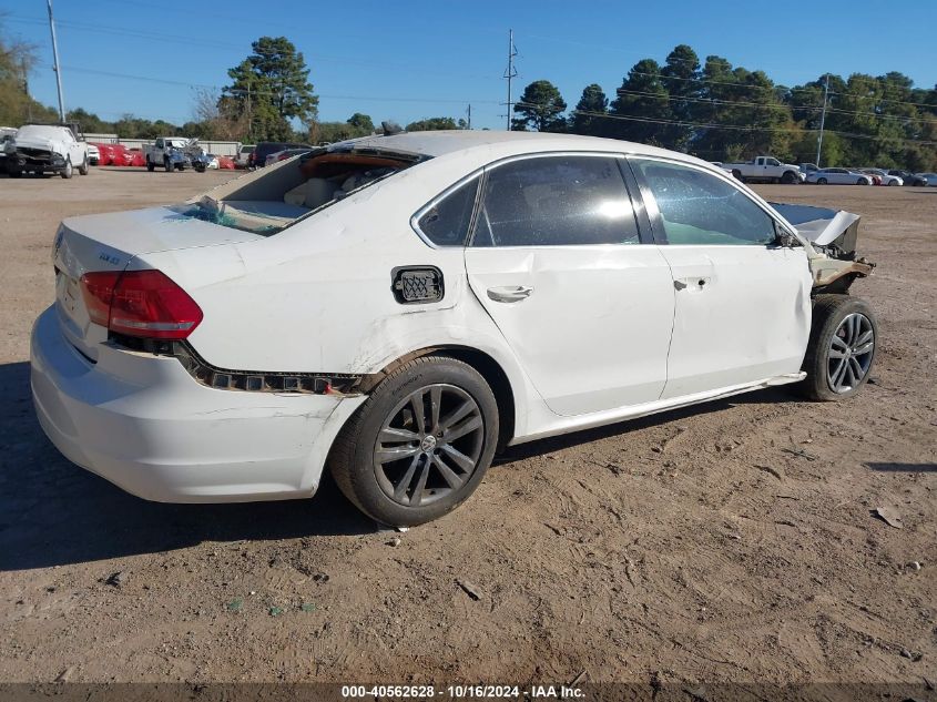 2013 Volkswagen Passat 2.0L Tdi Se VIN: 1VWBN7A37DC117071 Lot: 40562628