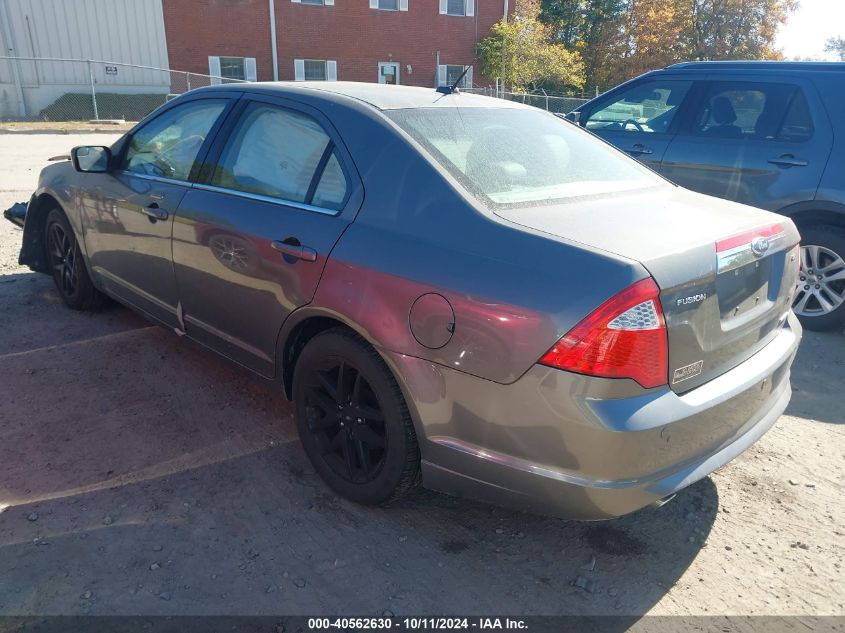 2012 Ford Fusion Sel VIN: 3FAHP0JG5CR120252 Lot: 40562630