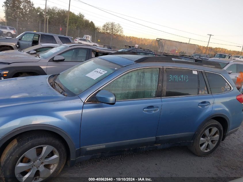 4S4BRCKC4A3362691 2010 Subaru Outback 2.5I Limited