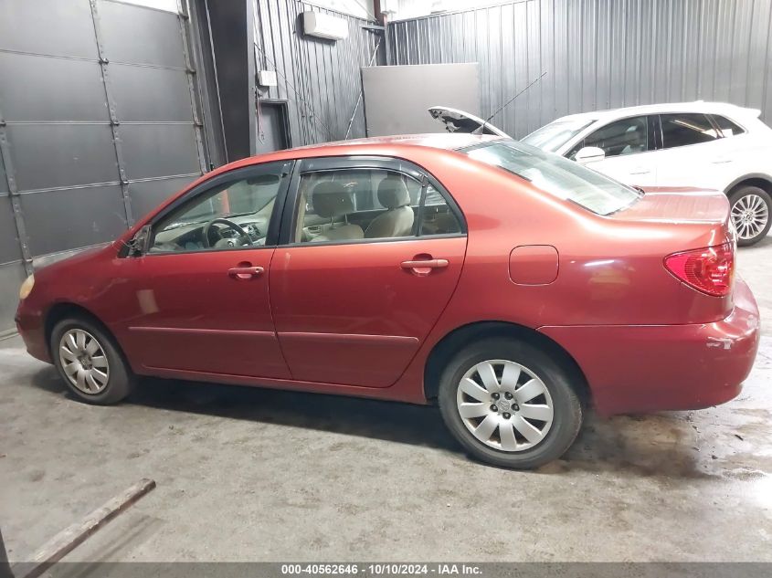 2004 Toyota Corolla Le VIN: 2T1BR38E84C234995 Lot: 40562646