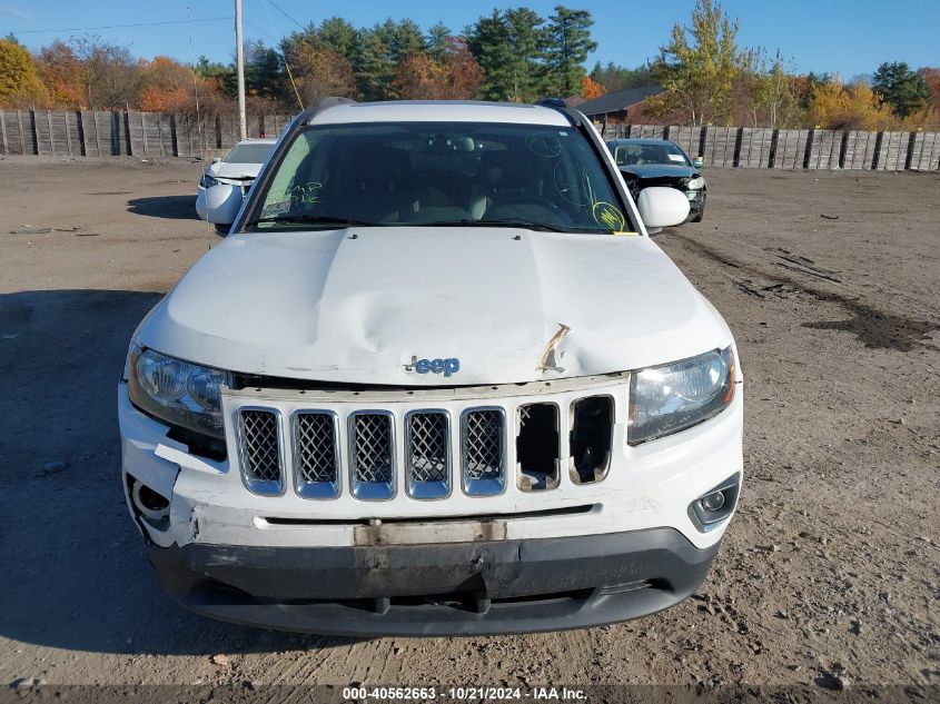 2017 Jeep Compass High Altitude 4X4 VIN: 1C4NJDEB5HD100507 Lot: 40562663