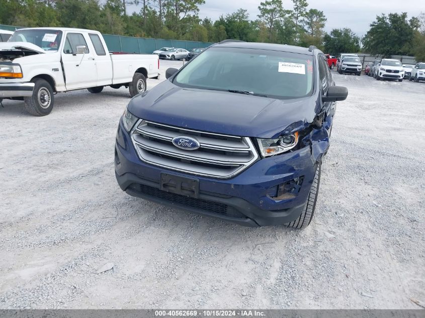 2016 Ford Edge Se VIN: 2FMPK3G95GBC30135 Lot: 40562669