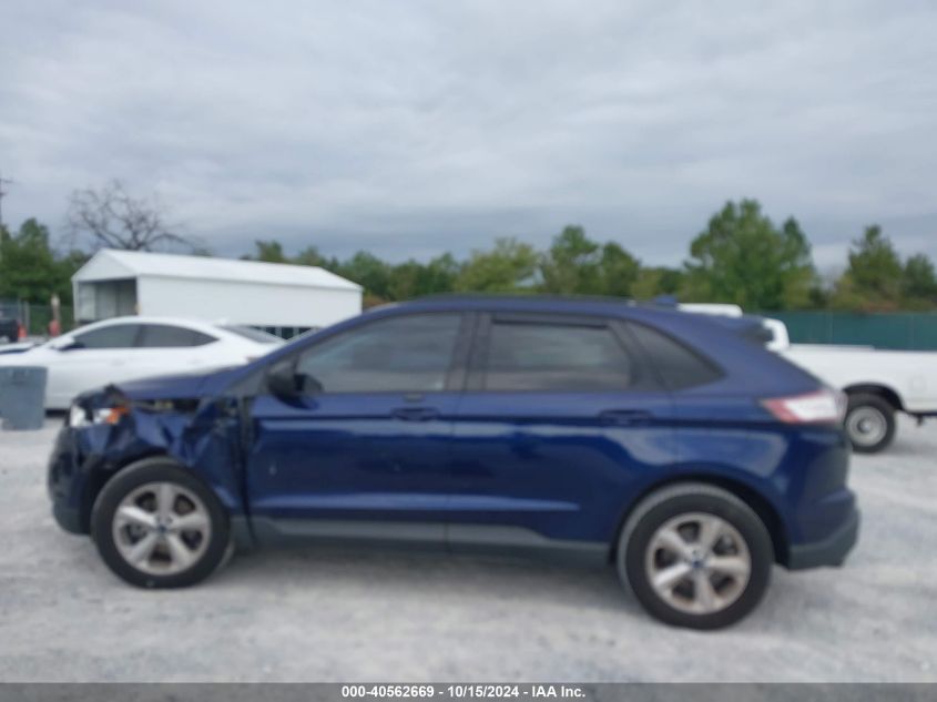 2016 Ford Edge Se VIN: 2FMPK3G95GBC30135 Lot: 40562669