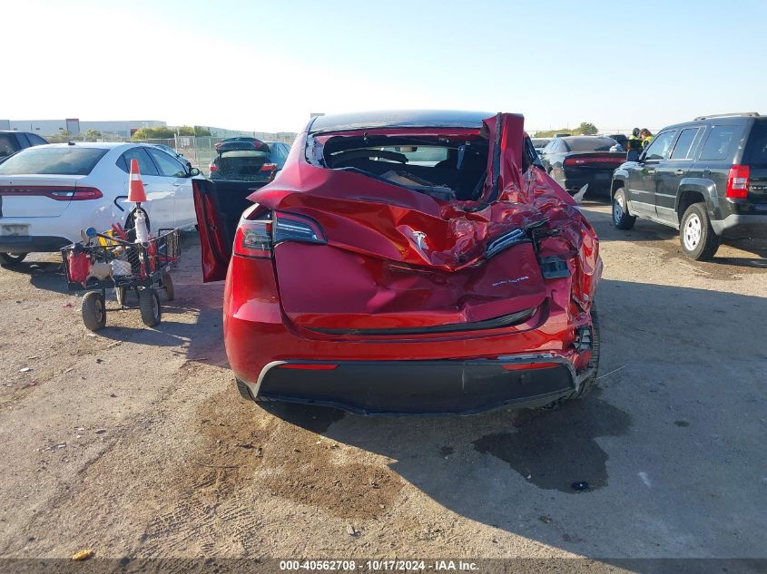 2024 Tesla Model Y Long Range Dual Motor All-Wheel Drive VIN: 7SAYGDEE2RA231068 Lot: 40562708