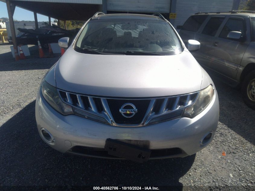 JN8AZ1MW9AW129484 2010 Nissan Murano Sl