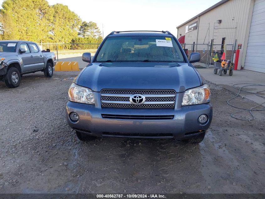 JTEDW21A660002181 2006 Toyota Highlander Hybrid